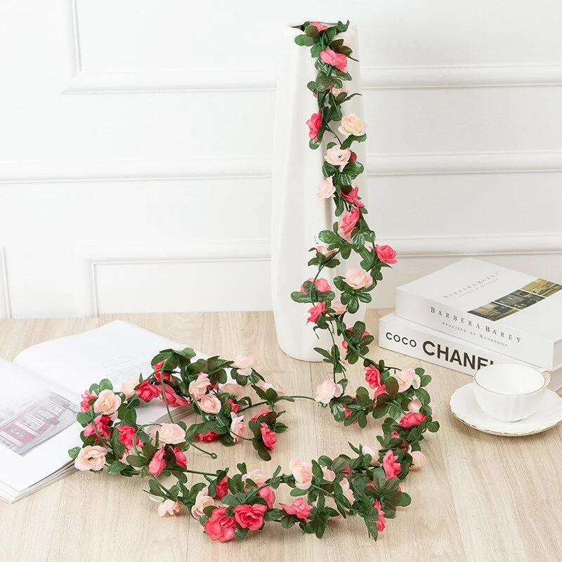 Guirlande Rose Artificielle Rose
