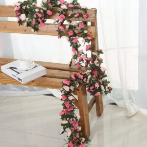 Guirlande Rose Artificielle Rose