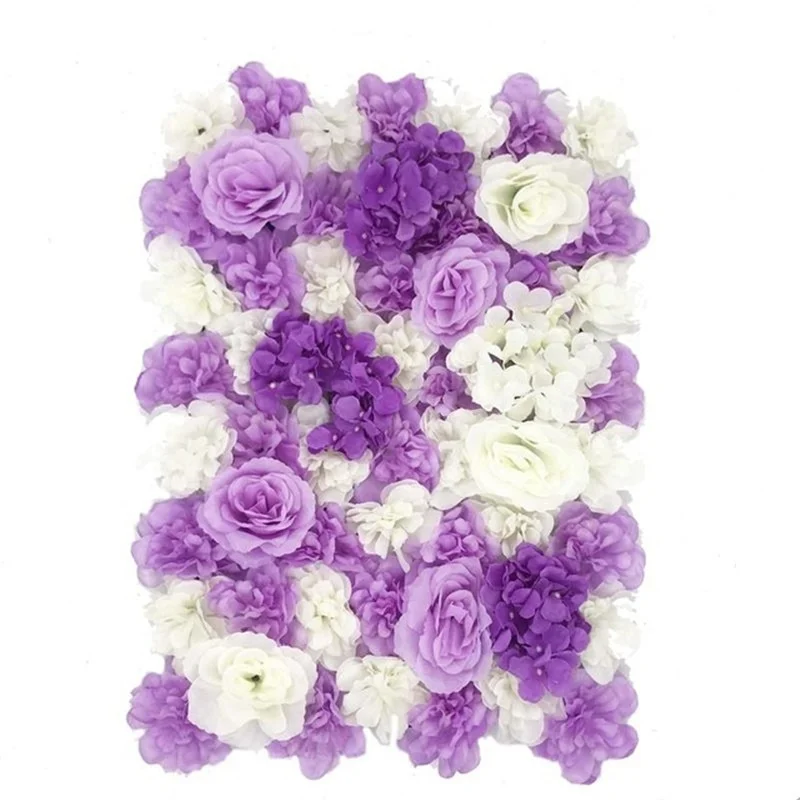 Mur De Roses Artificielles En Plastique