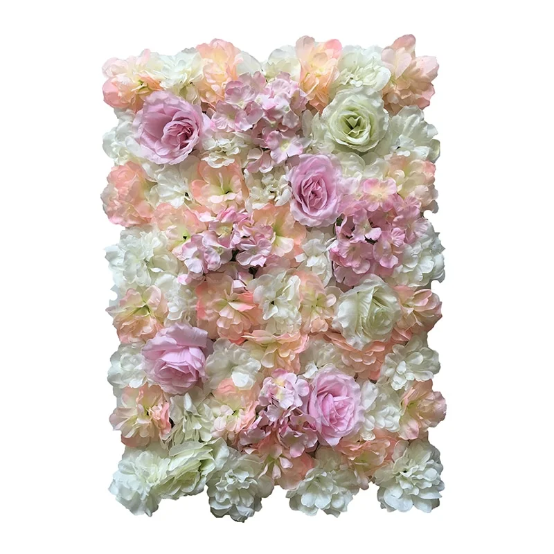 Mur De Roses Artificielles En Plastique