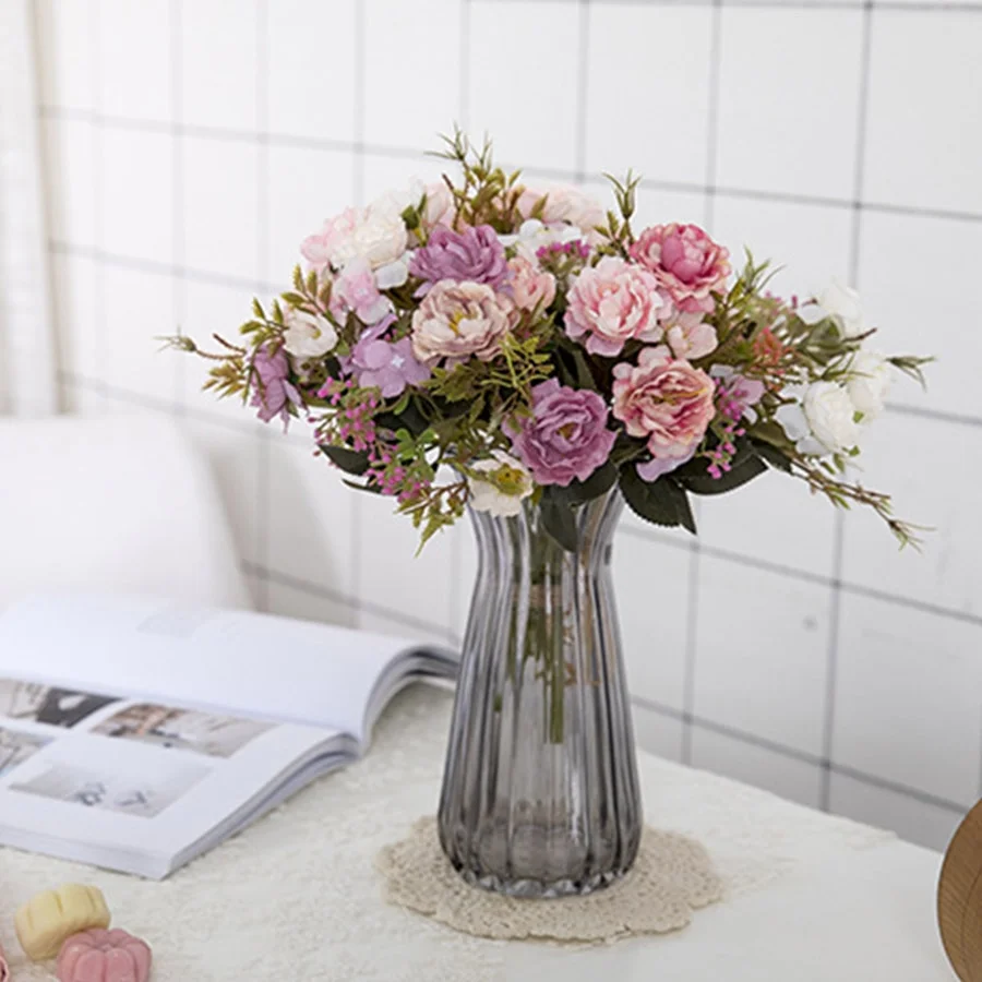 Rose Artificielle Avec Tige