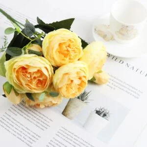 Rose Jaune Artificielle