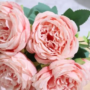 Bouquet Pivoine Rose Artificielle
