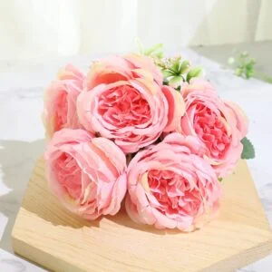 Fleur Artificielle Rose Pivoine